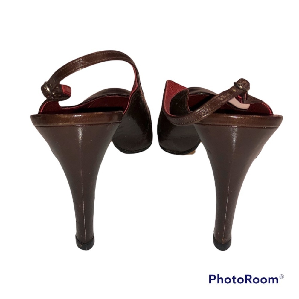 Vintage YSL slingback heels - Picture 4 of 8